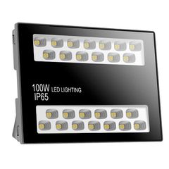 Προβολέας led flood 100W 220V AC 4000k ενδιάμεσο λευκό φως 10000lm με ανακλαστήρα στεγανός IP65