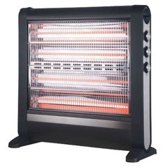 Ηλεκτρική θερμάστρα χαλαζία QH-2800 65X58X12cm 2600W με διακόπτη ασφαλείας από πτώση