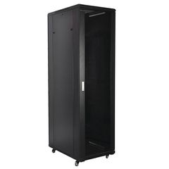 Επιδαπέδια καμπίνα δικτύου Safewell 18U Π60/Β60/Υ98 SNB6618 με ρυθμιζόμενες ρόδες και φορτίο 800kg