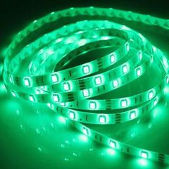 Led ταινία 5m ECO 14.4W/m 12VDC πράσινο φως αυτοκόλλητη λευκή IP20 ιδανική για εσωτερικούς χώρους