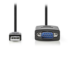 Μετατροπέας USB-A αρσενικό σε RS232 αρσενικό μήκους 0.9 m