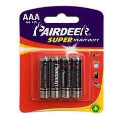 Μπαταρία SUPER HEAVY DUTY 1.5V AAA R03PVC 320mAh σε Blister PRD 4 τεμαχίων