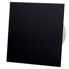 Εξαεριστήρας μπάνιου AirRoxy PS τραβηχτός 93 m³/h Ø100 8W 230V 50Hz 28db με μαύρη πρόσοψη