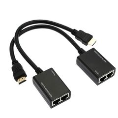 Επέκταση POWERTECH HDMI 19pin σε 2x UTP cat5e/6 HD εώς 30m για 1080p