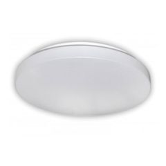 Πλαφονιέρα λευκή LED SMD ισχύος 24W 230V Φ340mm 4000K ενδιάμεσο φως με ματ κάλυμμα πλεξιγκλάς