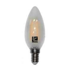 Λάμπα κεράκι ματ led filament COG Ε14 ισχύος 4W 230V 4000k ενδιάμεσο φως 460lm δέσμης 360°