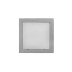 Led φωτιστικό αλουμινίου επίτοιχο τετράγωνο 16led 1W 230V γκρι ψυχρό φως στεγανό IP54