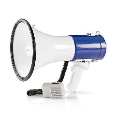 Τηλεβόας NEDIS MEPH200WT με αποσπώμενο μικρόφωνο 25W και ενσωματωμένη σειρήνα