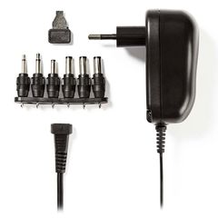 Τροφοδοτικό Universal switching 12W NEDIS με συμπαγή σχεδιασμό έξοδο 3-12V και ενδεικτική λυχνία LED