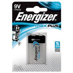 Αλκαλική μπαταρία Εnergizer MAX PLUS 9V-9B-6LR61 σε blister 1 τεμαχίου