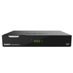 Δορυφορικός δέκτης EDISION piccollo s2+t2/c H.265/HEVC DVB-S/DVB-S2 με Card Reader και δύο tuner