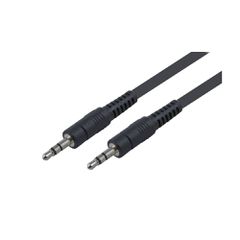 Καλώδιο POWERTECH CAB-J001 Jack stereo σε Jack stereo 3.5mm Nickel μήκους 1.5m