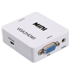 Video Converter POWERTECH CAB-H107 VGA & 3.5mm Audio σε HDMI Full HD
