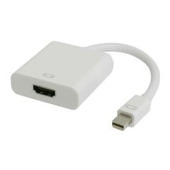 Μετατροπέας Mini DisplayPort POWERTECH CAB-DP036 σε HDMI 1.4 (F) σε λευκό χρώμα