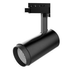 Προβολέας LED ράγας 3 καλωδίων μαύρος 18W 4000k ενδιάμεσο λευκό φως 1400lm δέσμης 24°
