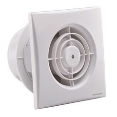 Εξαεριστήρας μπάνιου ULTRA THIN PANEL Φ100mm 12W 220-240V 130m3/h με κλαπέτο σε λευκό χρώμα