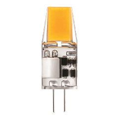 Λάμπα Led G4 COB 3W 4000K ενδιάμεσο λευκό φως 300lm 12V με διάφανο κάλυμμα