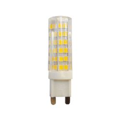 Λάμπα led G9 κυλινδρική κεραμική 7W 230V ντιμαριζόμενη 3000k θερμό λευκό φως 360° 590Lm