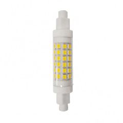 Λάμπα LED R7S SMD 5W 230V AC 78mm ενδιάμεσο φως 4000k 530lm δέσμης 360° 30000h