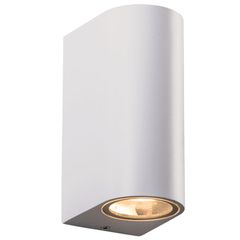 Επίτοιχο φωτιστικό απλίκα WALL LUMINAIRE GU10 230V AC MAX.2X35W λευκό ματ στεγανό IP54