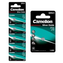 Μπαταρία Silver Oxide Camelion 1,55V μεγάλης διάρκειας SR41-Bp5 G3/392 σε blister 5 τεμαχίων