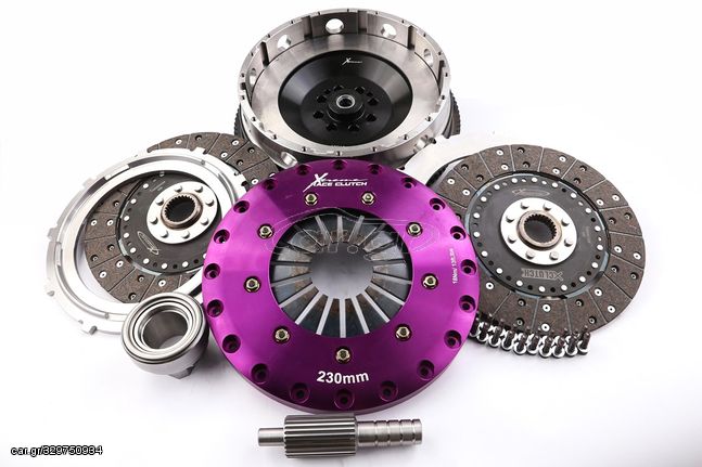 KBM23597-2G Xtreme Performance - 230mm Organic Twin Plate Clutch Kit Incl Flywheel 1200Nm