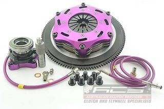 KMI18682-2E Xtreme Performance - 184mm Rigid Ceramic Twin Plate Clutch Kit Incl Flywheel & CSC 1220Nm