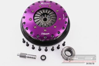 KSU23540-2G Xtreme Performance - 230mm Organic Twin Plate Clutch Kit Incl Flywheel 1200Nm