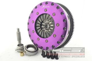KNI23531-2P Xtreme Performance - 230mm Carbon Twin Plate Clutch Kit Incl Flywheel 1670Nm