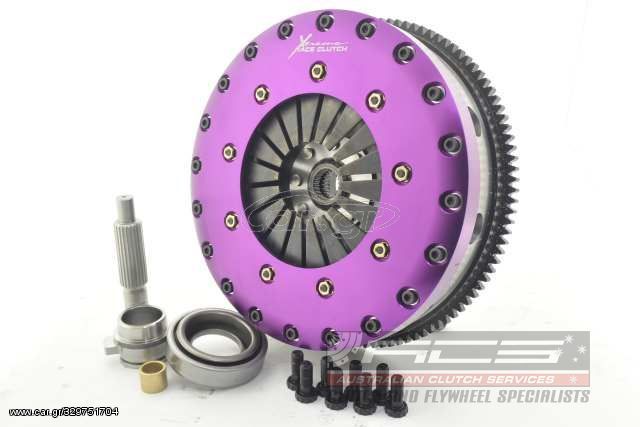 KNI23531-2P Xtreme Performance - 230mm Carbon Twin Plate Clutch Kit Incl Flywheel 1670Nm