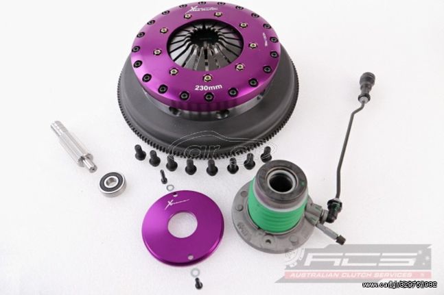 KCR23632-2G Xtreme Performance - 230mm Organic Twin Plate Clutch Kit Incl Flywheel & CSC 1200Nm