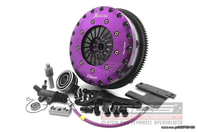 KTY23597-2P Xtreme Performance - 230mm Carbon Twin Plate Clutch Kit Incl Flywheel 1670Nm