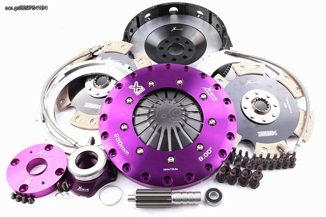 KTY23682-2E Xtreme Performance - 230mm Rigid Ceramic Twin Plate Clutch Kit Incl Flywheel & CSC 1800Nm