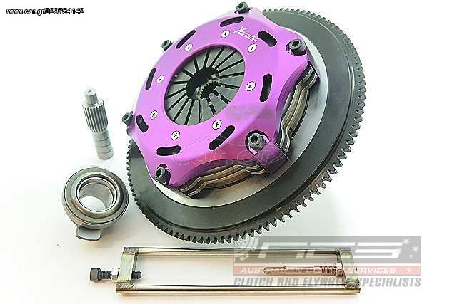 KMI18523-2E Xtreme Performance - 184mm Rigid Ceramic Twin Plate Clutch Kit Incl Flywheel 1220Nm