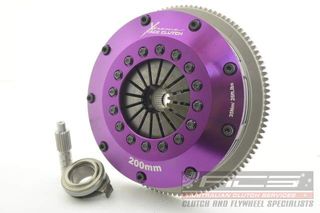 KMZ20524-2B Xtreme Performance - 200mm Sprung Ceramic Twin Plate Clutch Kit Incl Flywheel 1200Nm