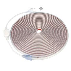 Led ταινία 10m 230V AC 15w/m 120led/m ενδιάμεσο λευκό φως 4000k στεγανή IP65 με παροχή 0,5m