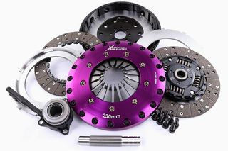 KVW23698-2A Xtreme Performance - 230mm Sprung hub Organic Twin Plate Clutch Kit Incl Flywheel & CSC 1000Nm (8 bolts)