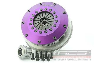 KNI20522-2E Xtreme Performance - 200mm Rigid Ceramic Twin Plate Clutch Kit Incl Flywheel 1200Nm