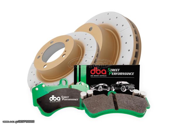 DBA2722EX-1838SP Brake Kit - Street Series X-GOLD & Street Performance Brake Pads (2x DBA2722EX + DB1838SP)