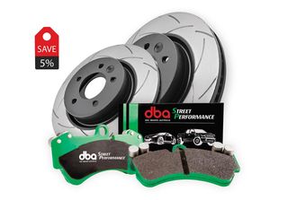 DBA601S-1521SP Brake Kit - Street Series T2 Slotted & Street Performance Brake Pads (2x DBA601S + DB1521SP)