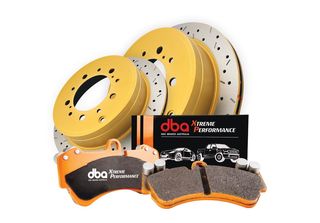 DBA42709XS-1800XP Brake Kit - 4000 Series T3 Slotted & Xtreme Performance Brake Pads (2x DBA42709XS + DB1800XP)