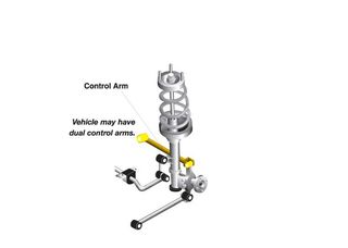 REV049.0002 CONTROL ARM - LOWER FRONT ARM ASSEMBLY - REAR