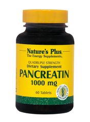 Natures Plus Pancreatin 1000mg 60tabs