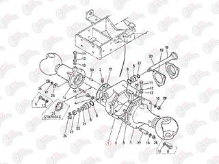 Κιβώτιο κορώνας Kubota: 66611-56111-thumb-1