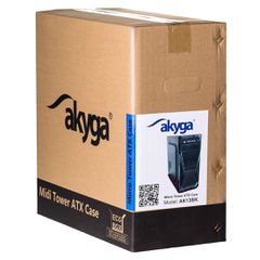Akyga AK13BK computer case Micro Tower Black-thumb-1