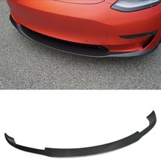 Tesla MODEL 3 FRONTSPOILER LIP VISIBLE CARBON