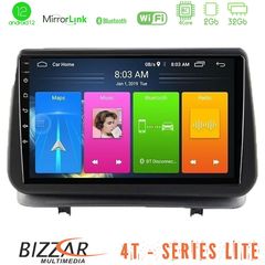 Bizzar 4T Series Renault Clio 2005-2012 4Core Android12 2+32GB Navigation Multimedia Tablet 9″
