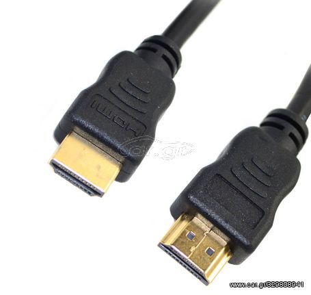 Καλώδιο σύνδεσης Jasper HDMI 1.4 A Αρσενικό σε A Αρσενικό Gold Plated CCS 3m Μαύρο ΕΧ