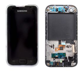 Γνήσια Οθόνη & Μηχανισμός Αφής Samsung i9001 Galaxy S Plus Λευκό GH97-12371B ΕΧ