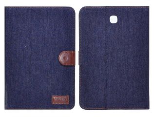 Θήκη Book Ancus Teneo Fabric για Samsung SM-T350 Galaxy Tab A 8.0 Σκούρο Μπλε ΕΧ